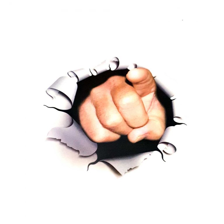 برچسب سه بعدی دست کد ۱