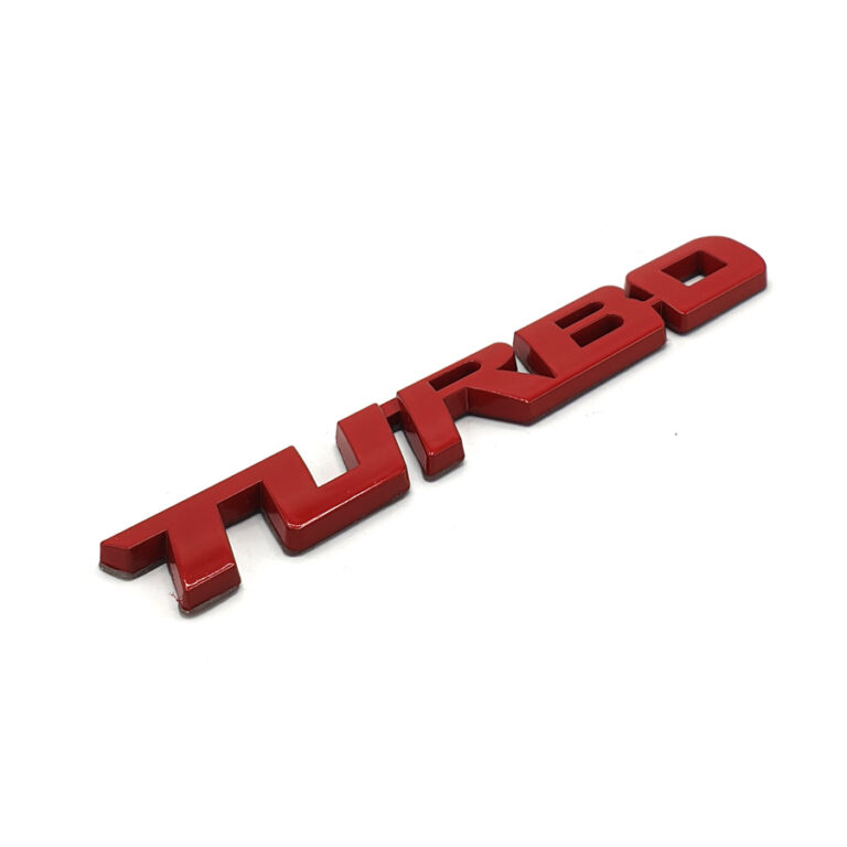 لوگو فلزی برجسته Turbo