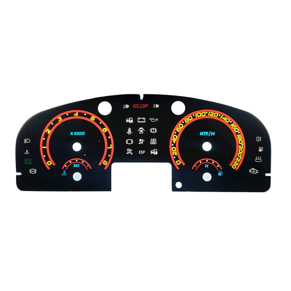 صفحه کیلومتر پژو پارس 405 داشبرد جدید طرحC