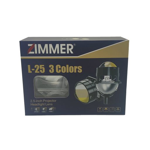 لنز چراغ خودرو BI-LED برند زیمر مدل L25 سه رنگ
