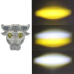 پرژکتور طرح گاو مدل RGB شفاف