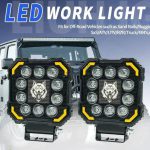 پرژکتور مربعی 10LED طرح گرگ مدل RGB - Image 2