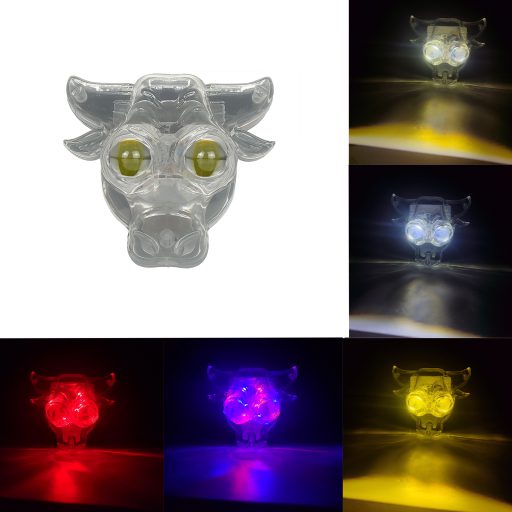 پرژکتور طرح گاو مدل RGB شفاف