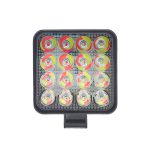 پرژکتور آفرودی 16LED مربعی دو رنگ