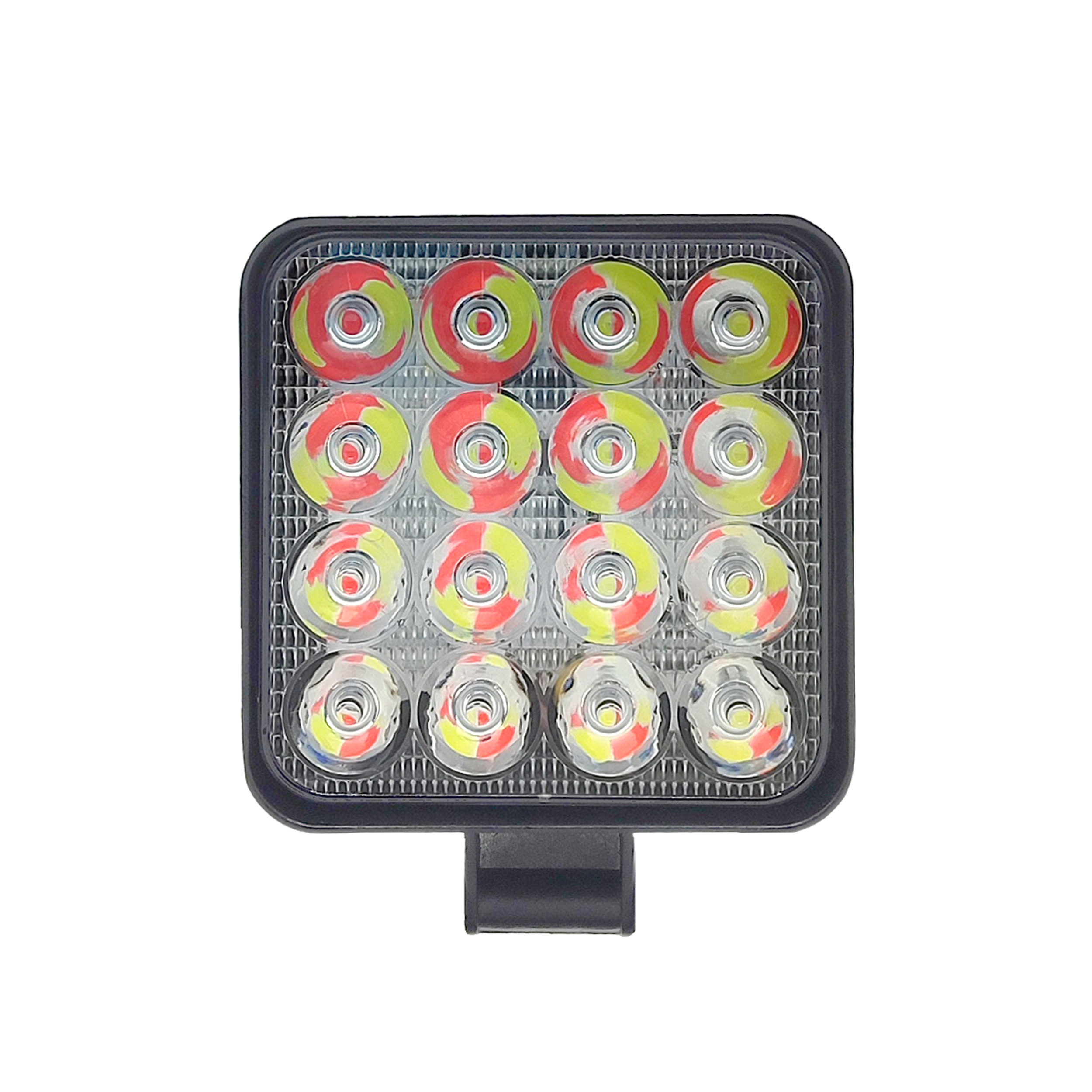 پرژکتور آفرودی 16LED مربعی دو رنگ پرژکتور آفرودی 16LED مربعی دو رنگ