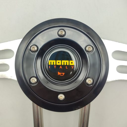 فرمان اسپرت طرح موستانگ رنگ مشکی برند MOMO 